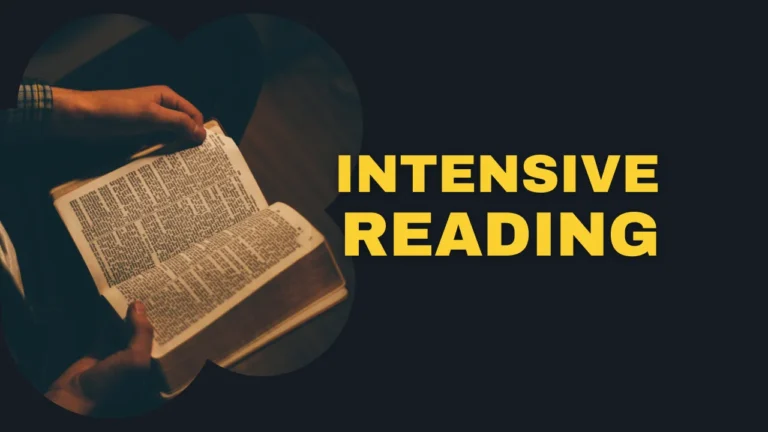 Intensive Reading: Characteristics and Examples